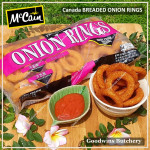 McCain Canada BREADED ONION RINGS Mc Cain 2Lbs 907g